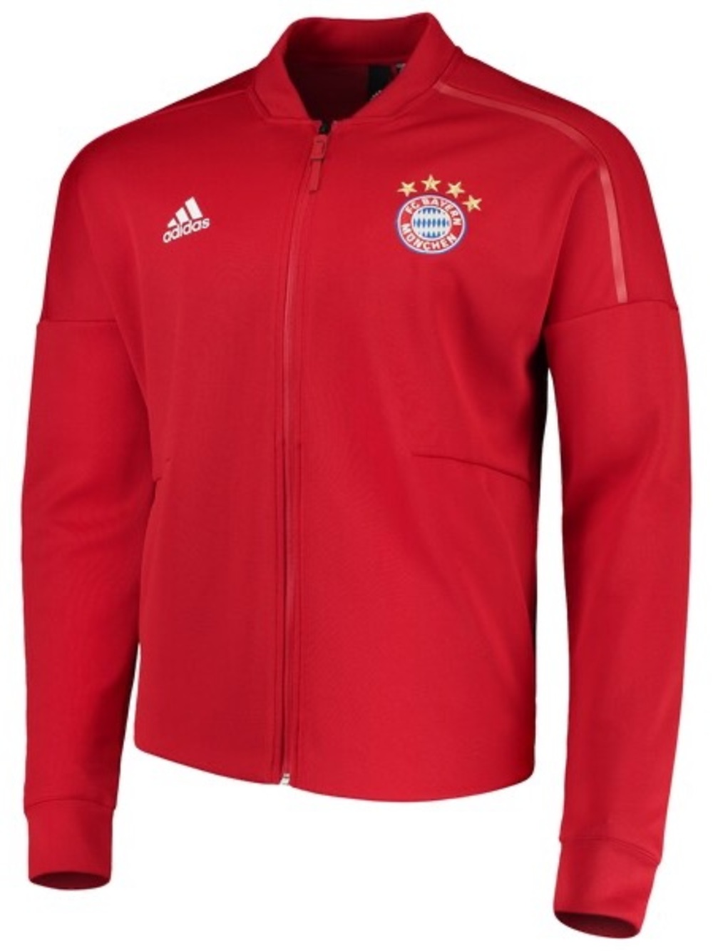 FC Bayern Munchen 2017-18 Adidas ZNE Anthem Jacket Red Telekom Size S NWT